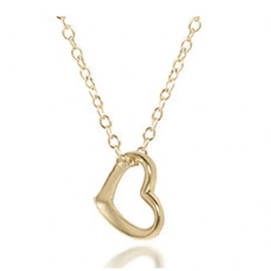 eGirl Love Small Gold Charm Necklace | 14in