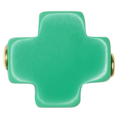 egirl Signature Cross Necklace Gold Mint 14in