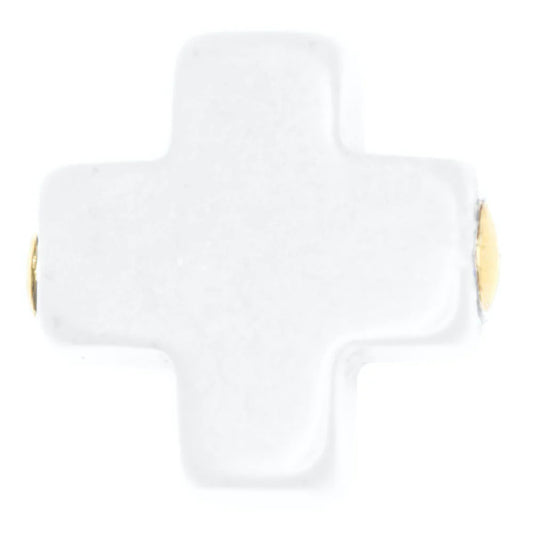 egirl Signature Cross Neckiace Gold Off-White 14in