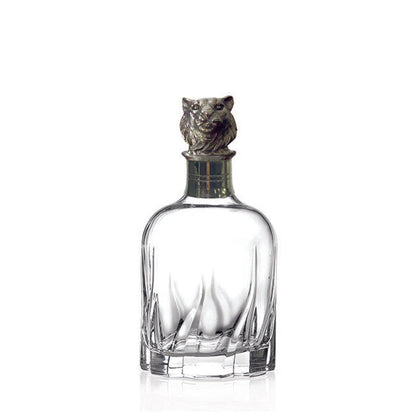 Crystal + Pewter Liquor Decanter