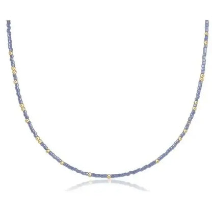 Choker Hope Unwritten Slate Blue 15in