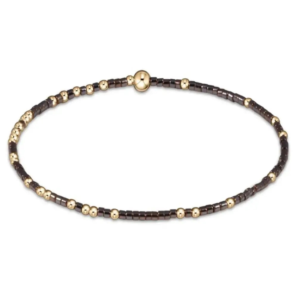 Hope Unwritten Bracelet |  Metallic Gunmetal
