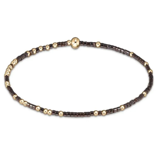 Hope Unwritten Bracelet |  Metallic Gunmetal