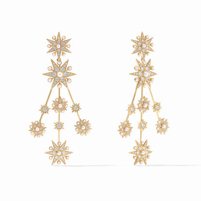 Celeste Constellation Gold Statement Earrings