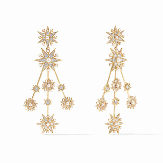 Celeste Constellation Gold Statement Earrings