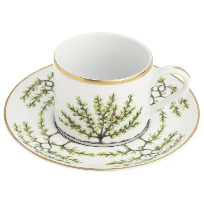 Charlotte Moss Ultra White Espalier Teacup