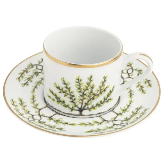 Charlotte Moss Ultra White Espalier Teacup