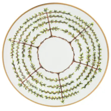 Charlotte Moss Ultra White Espalier Bread + Butter Plate