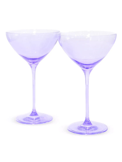 Estelle Colored Martini Glass