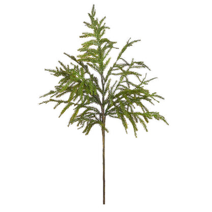 Glittered Cedar Spray 34"