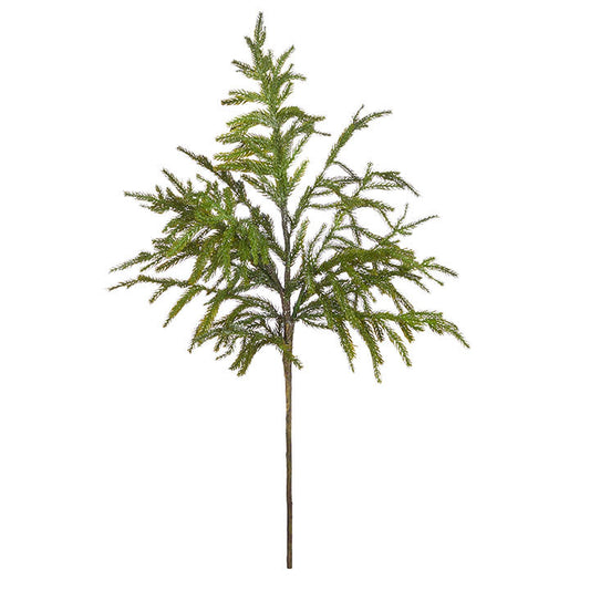 Glittered Cedar Spray 34"