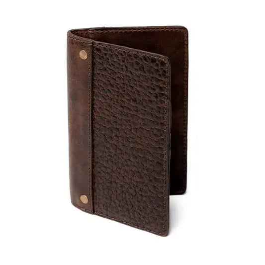 Theodore Leather Passport Wallet | Espresso