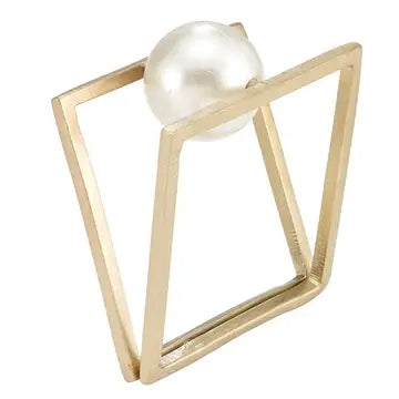 Bodrum Floating Pearl Napkin Rings | Set of 4