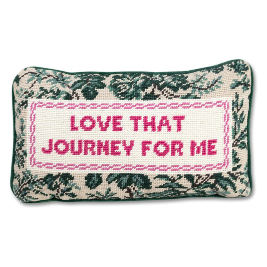 Needlepoint Pillow | Love That Journey