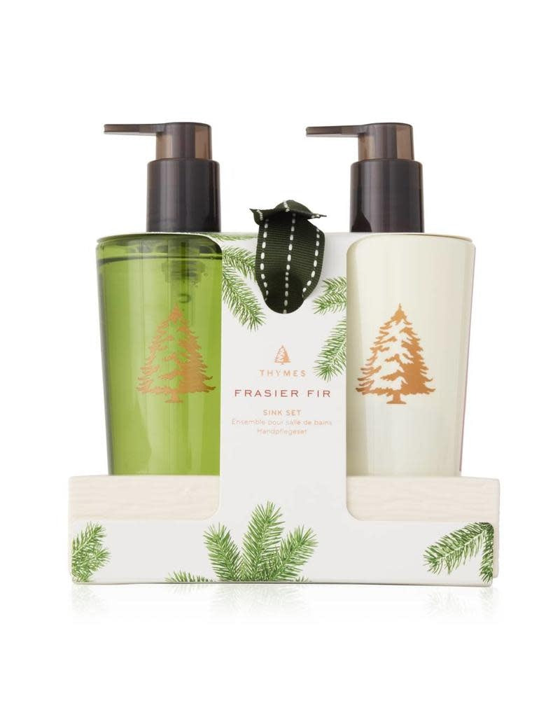 Frasier Fir Sink Set With Ceramic Caddy