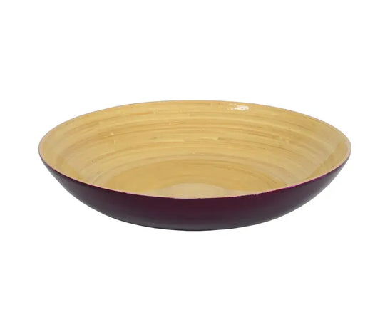 Bamboo Classic Fruit Bowl | 11.8 x 2in Blackberry