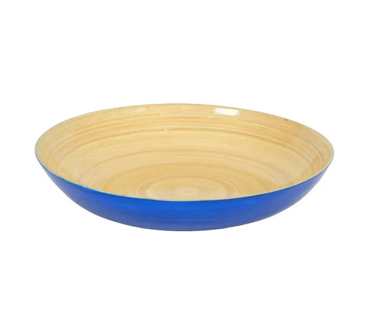 Bamboo Classic Fruit Bowl | 11.8 x 2in Blue