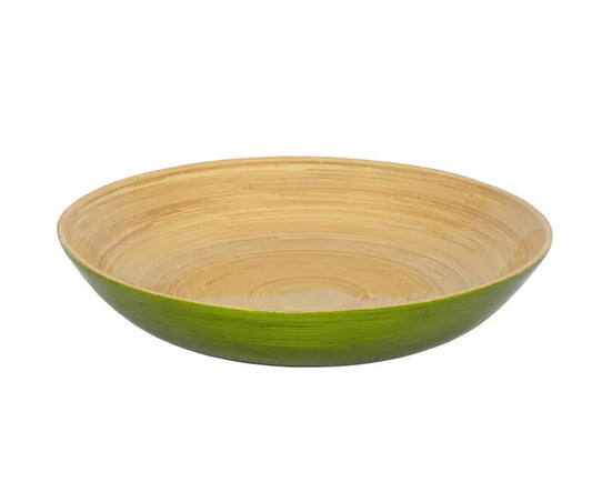 Bamboo Classic Fruit Bowl | 11.8 x 2in Grass Green