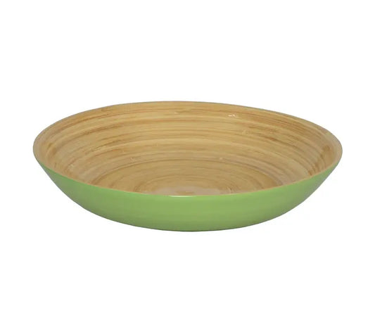 Bamboo Classic Fruit Bowl | 11.8 x 2in Pastel Green