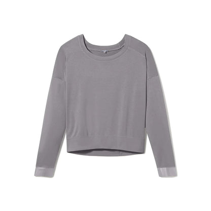 Izzy Satin Cuff Sweatshirt |