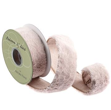 Fur Ribbon | Beige Brown 5y