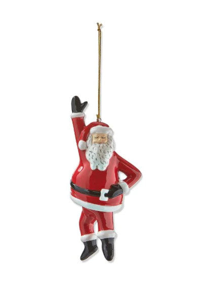 Dancing Santa Ornament | Hand Up