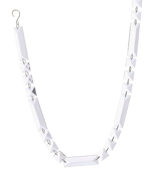Square Crystal Garland 6'
