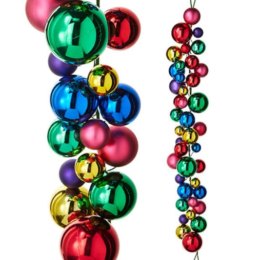 Multicolor Ball Garland | 4ft