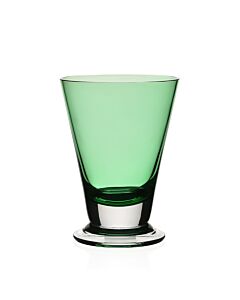 William Yeoward Crystal Country Fanny Apple Green Old Fashion Tumbler Glass | 4.75in 9oz
