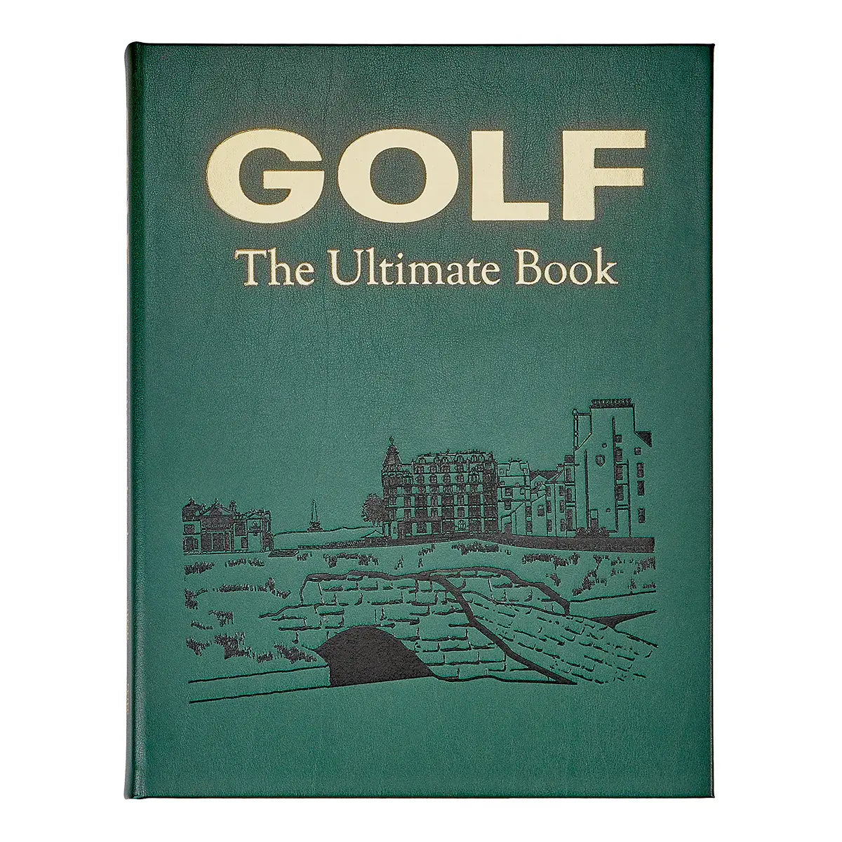 Golf: The Ultimate Hand Bound Book | Green Bonded Leather