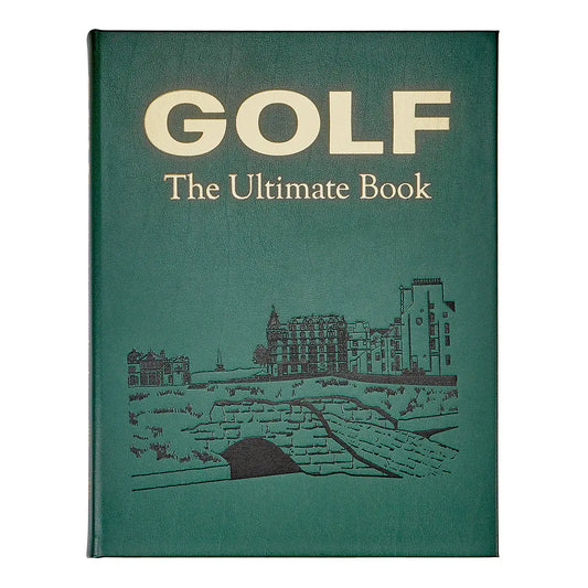 Golf: The Ultimate Hand Bound Book | Green Bonded Leather