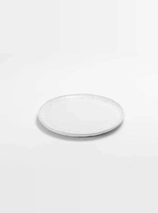 Graffito Dessert Plate | 9.1in  White