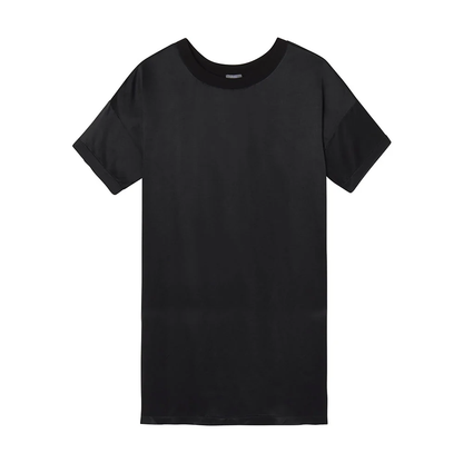 Stoney Satin Crew Neck Dress |