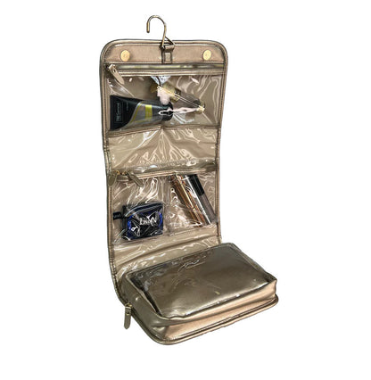 Toiletry Case | Gold Quilted
