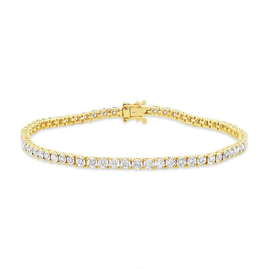 1.00Ct 14K YG Diamond Tennis Bracelet
