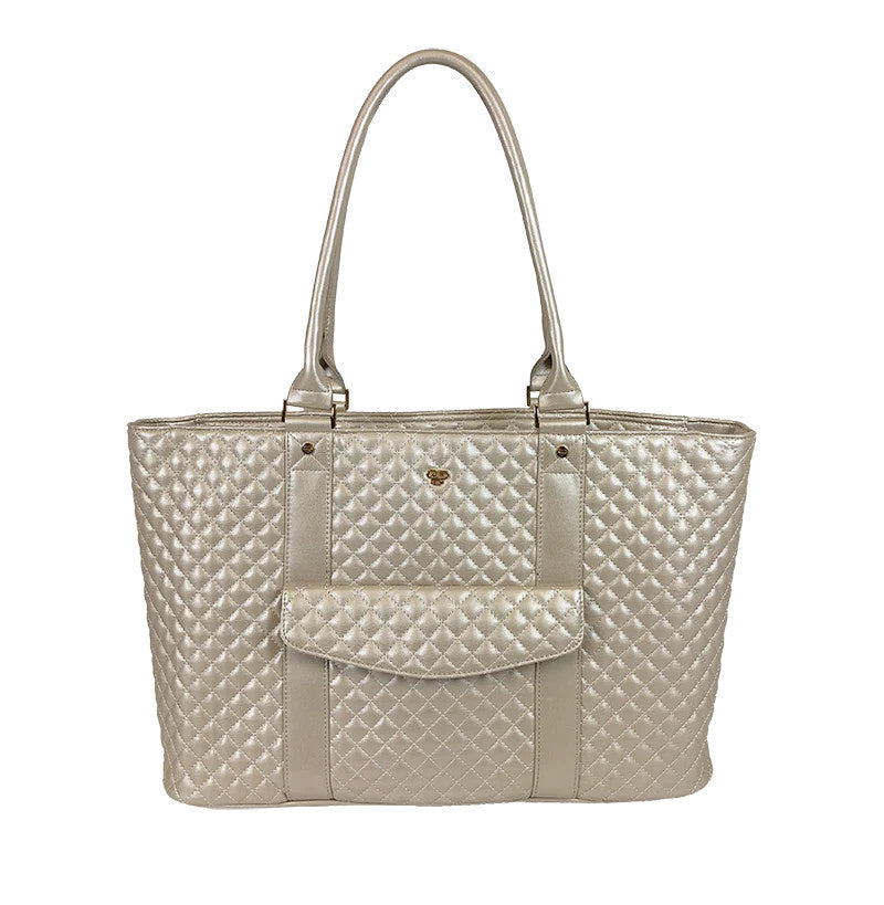 Vip Travel Tote | Pearl Quilted