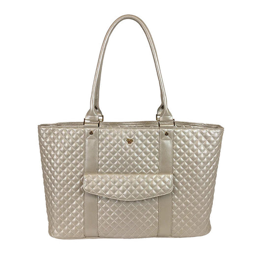 Vip Travel Tote | Pearl Quilted