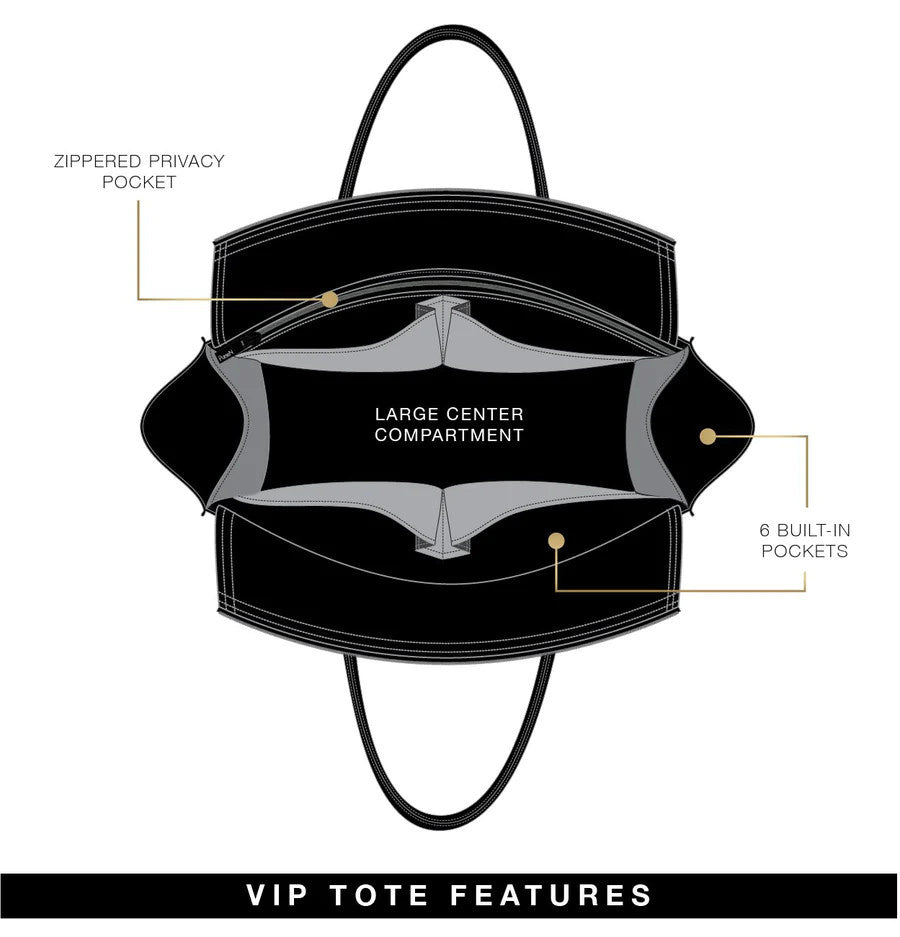 Vip Travel Tote | Pearl Quilted