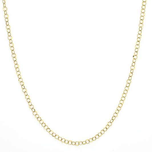 Hammered Circle Chain