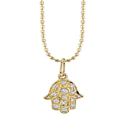 All Diamond Baby Hamsa