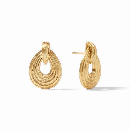 Havana Demi Doorknocker Earring | Gold