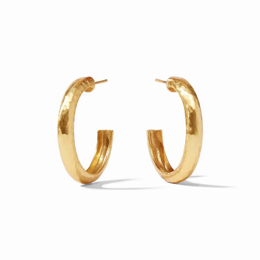 Havana Gold Hoop Earrings | 1.25in