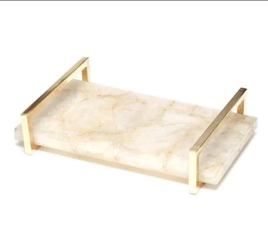 White Quartz Tray