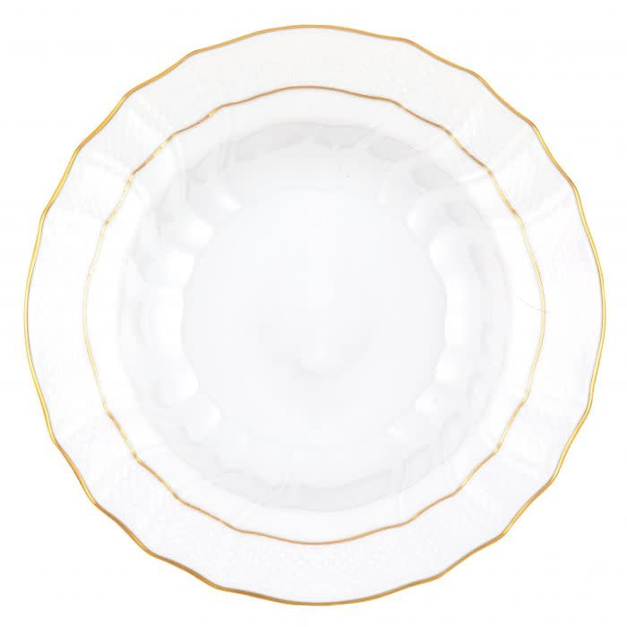 Herend Golden Edge Rim Soup | 9.5in