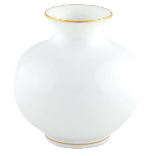 Herend Round Vase | 4.5in Golden Edge