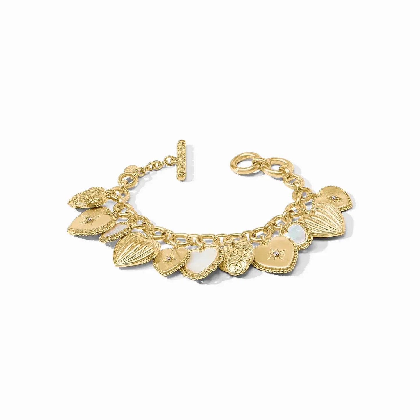 Heart Charm Bracelet | 7-7.5in