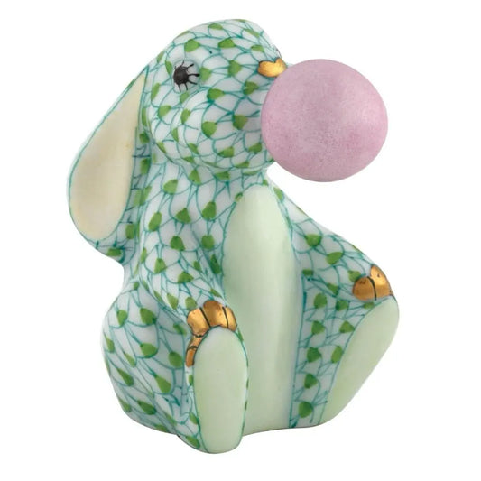 Herend Bubble Gum Bunny | 2.25in Key Lime