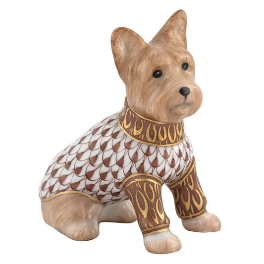 Herend Yorkshire Terrier | 2.25in Chocolate