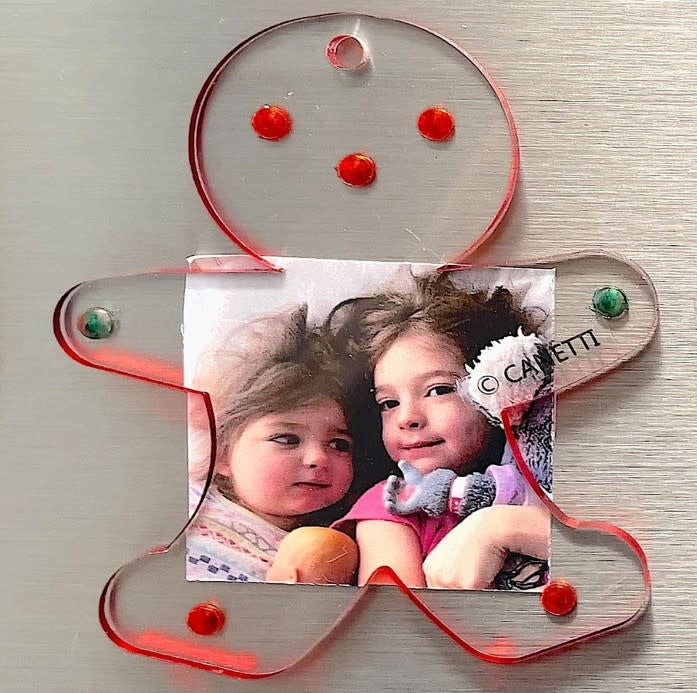 Ball, Tree, Gingerbread Frame Ornament S/3