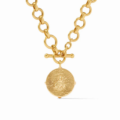 Honeybee Demi Necklace | 19in Iridescent Raspberry
